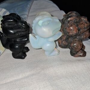 Set of Three Dinosaur Figurines
